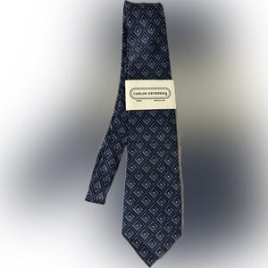 Vintage Blue Carlos Devenzia Tie